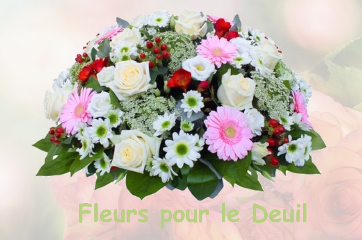 fleurs deuil SANTANS